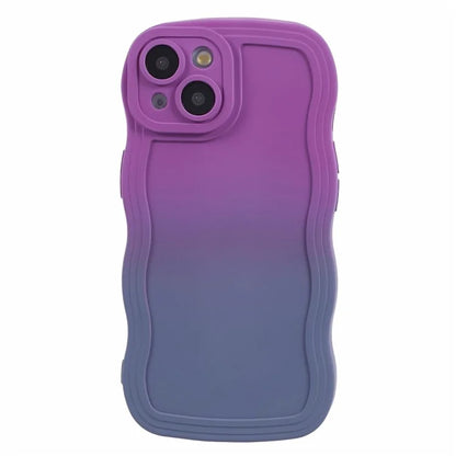 JTW Series for iPhone 13 Case Wavy Edge Double-Sided Rubberized Phone Cover