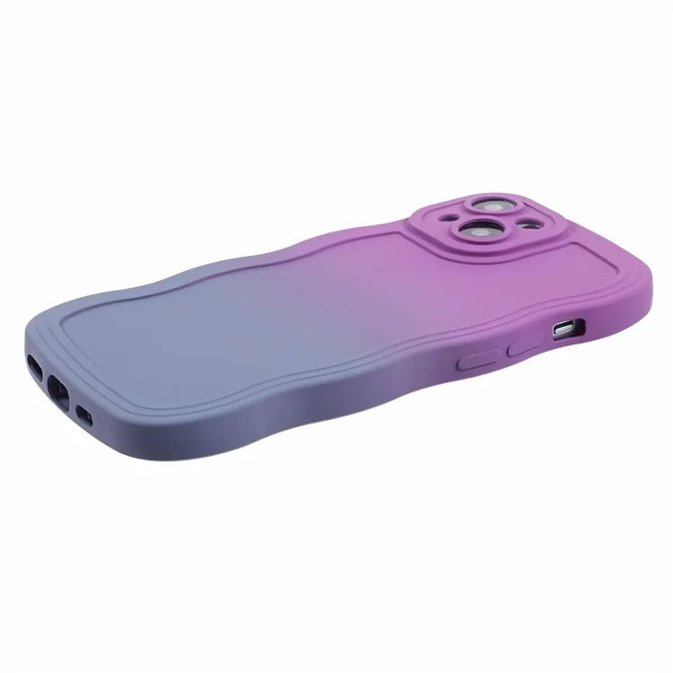 JTW Series for iPhone 13 Case Wavy Edge Double-Sided Rubberized Phone Cover