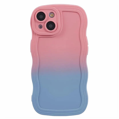 JTW Series for iPhone 13 Case Wavy Edge Double-Sided Rubberized Phone Cover