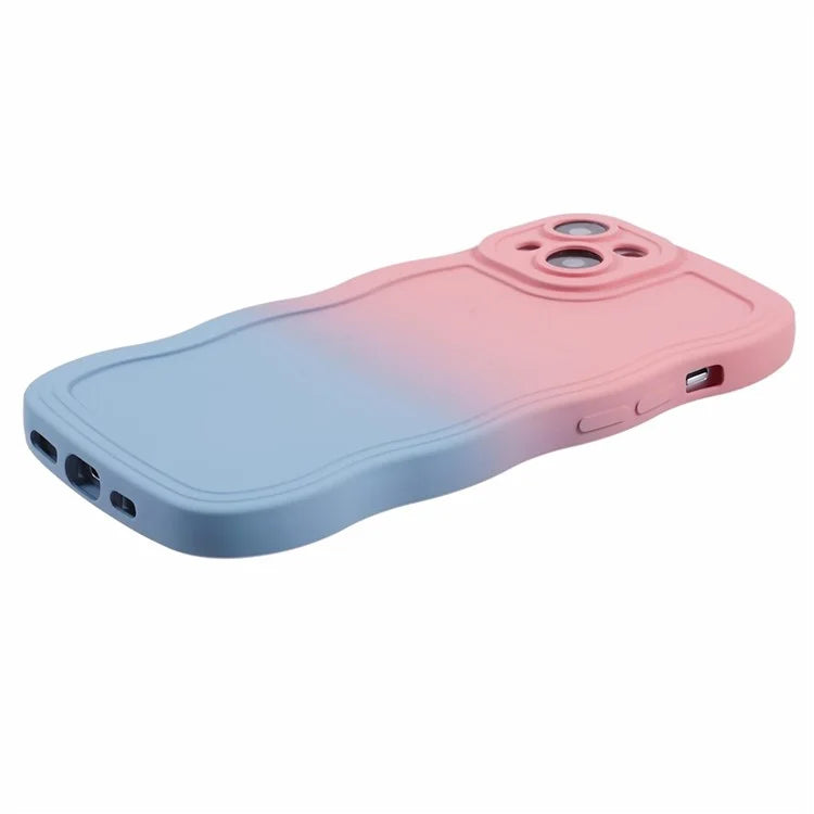 JTW Series for iPhone 13 Case Wavy Edge Double-Sided Rubberized Phone Cover