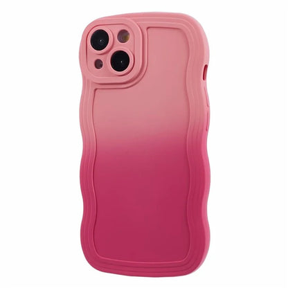 JTW Series for iPhone 13 Case Wavy Edge Double-Sided Rubberized Phone Cover