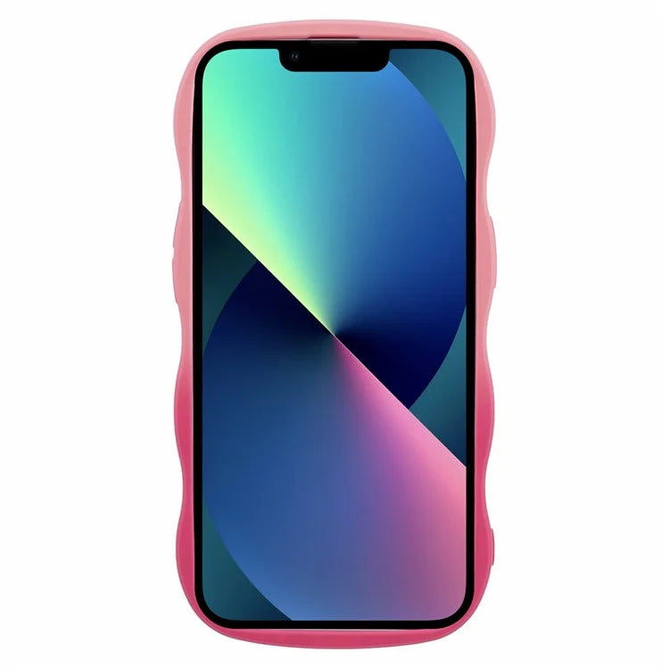 JTW Series for iPhone 13 Case Wavy Edge Double-Sided Rubberized Phone Cover