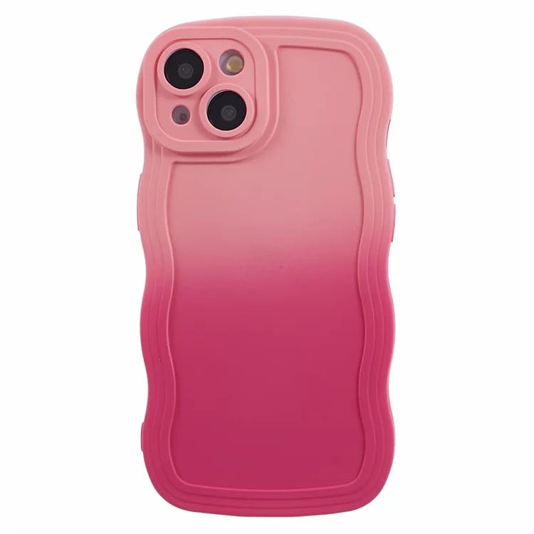 JTW Series for iPhone 13 Case Wavy Edge Double-Sided Rubberized Phone Cover