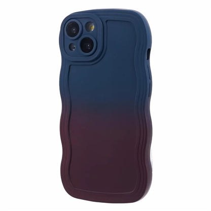 JTW Series for iPhone 13 Case Wavy Edge Double-Sided Rubberized Phone Cover