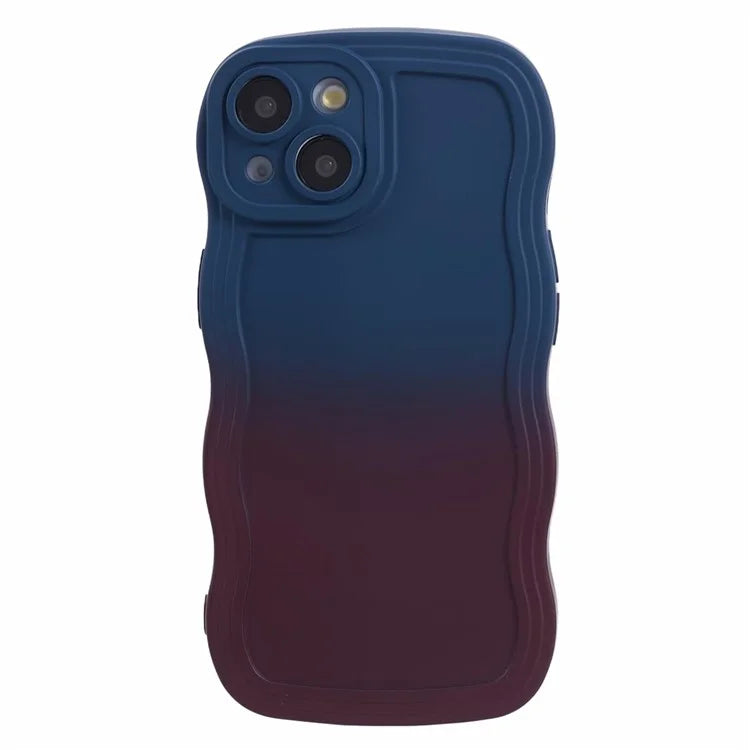 JTW Series for iPhone 13 Case Wavy Edge Double-Sided Rubberized Phone Cover