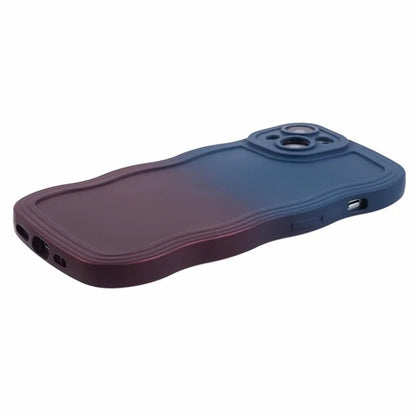 JTW Series for iPhone 13 Case Wavy Edge Double-Sided Rubberized Phone Cover
