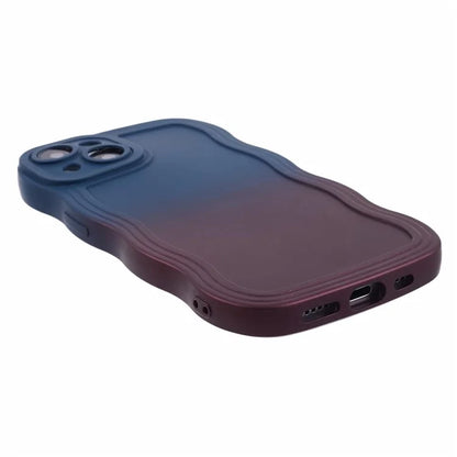 JTW Series for iPhone 13 Case Wavy Edge Double-Sided Rubberized Phone Cover