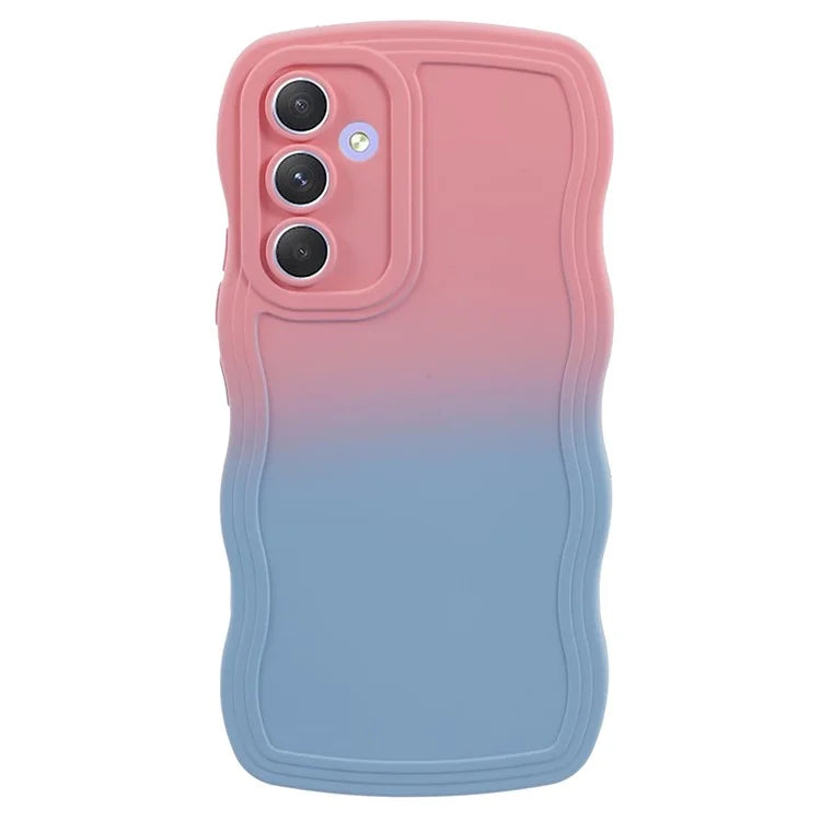 JTW Series for Samsung Galaxy A34 5G Case Wavy Edge Dual Color TPU Cover