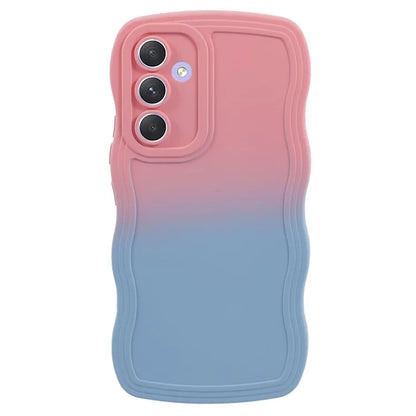 JTW Series for Samsung Galaxy A34 5G Case Wavy Edge Dual Color TPU Cover
