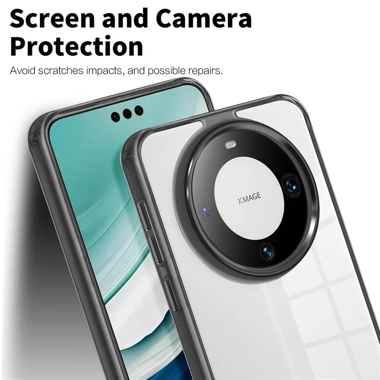For Huawei Mate 60 Pro Case Clear PC+TPU Anti-drop Phone Protector
