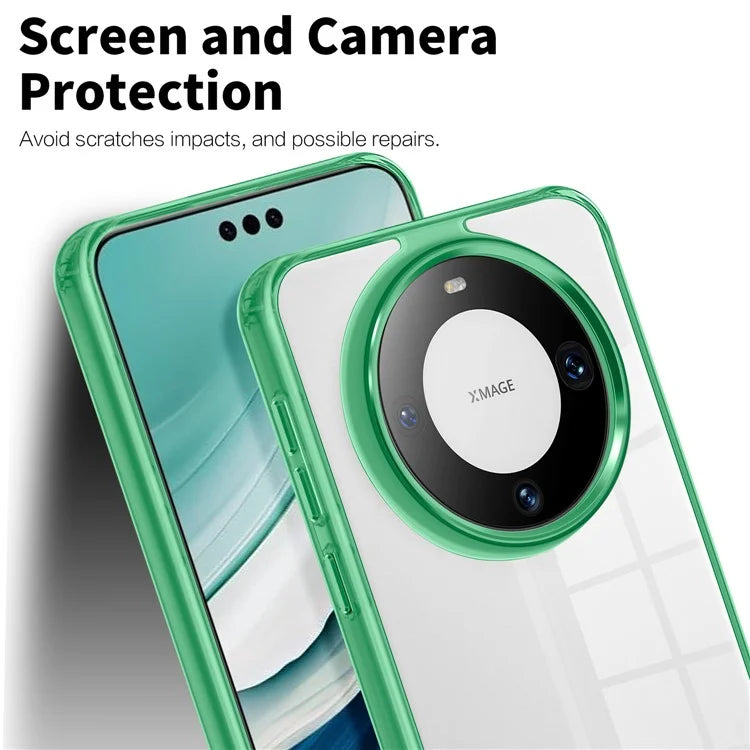For Huawei Mate 60 Pro Case Clear PC+TPU Anti-drop Phone Protector
