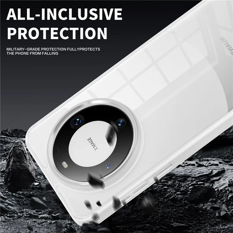For Huawei Mate 60 Pro Case Clear PC+TPU Anti-drop Phone Protector