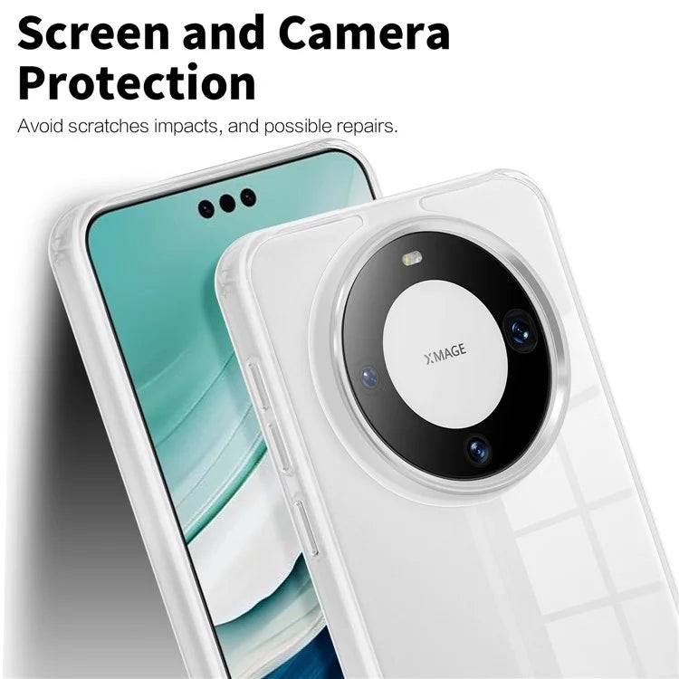 For Huawei Mate 60 Pro Case Clear PC+TPU Anti-drop Phone Protector
