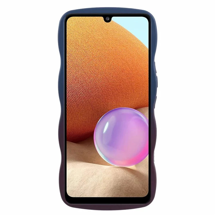 JTW Series for Samsung Galaxy A32 4G (EU Version) Case Wave Frame Shape TPU Phone Cover