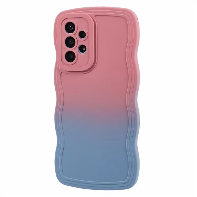 JTW Series for Samsung Galaxy A23 4G / 5G (Global Version) Case Soft TPU Curly Wave Phone Cover