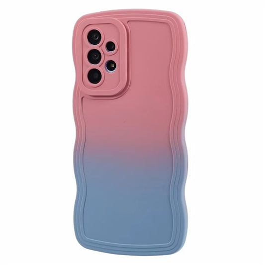 JTW Series for Samsung Galaxy A23 4G / 5G (Global Version) Case Soft TPU Curly Wave Phone Cover