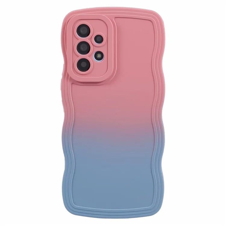 JTW Series for Samsung Galaxy A23 4G / 5G (Global Version) Case Soft TPU Curly Wave Phone Cover