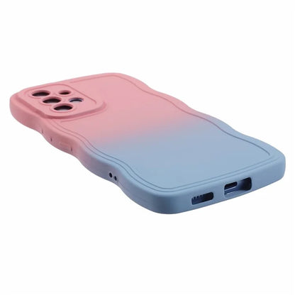 JTW Series for Samsung Galaxy A23 4G / 5G (Global Version) Case Soft TPU Curly Wave Phone Cover
