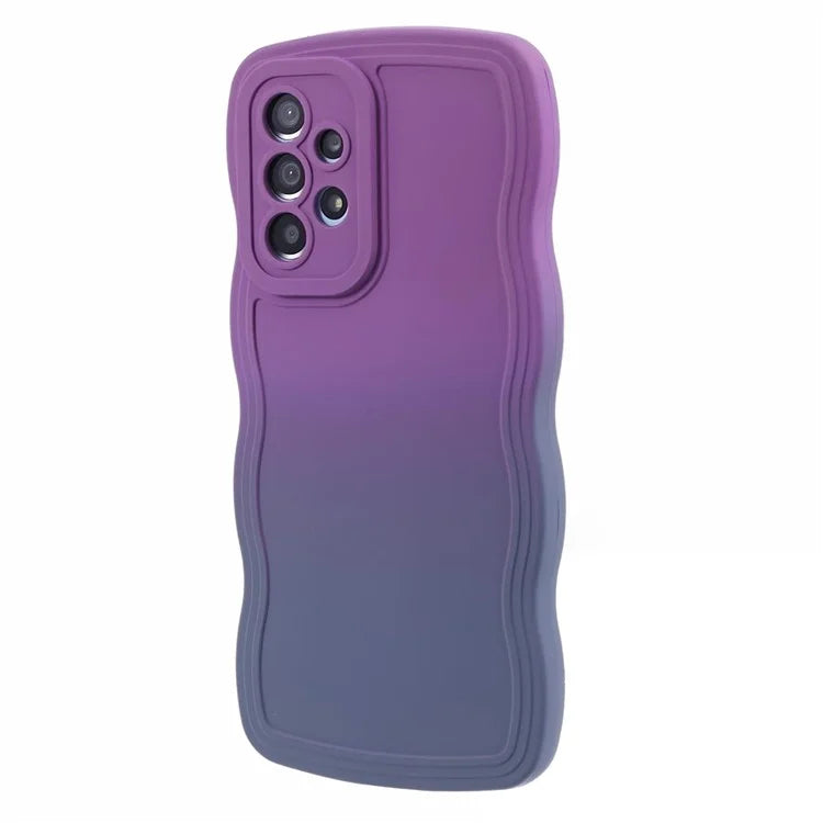 JTW Series for Samsung Galaxy A23 4G / 5G (Global Version) Case Soft TPU Curly Wave Phone Cover