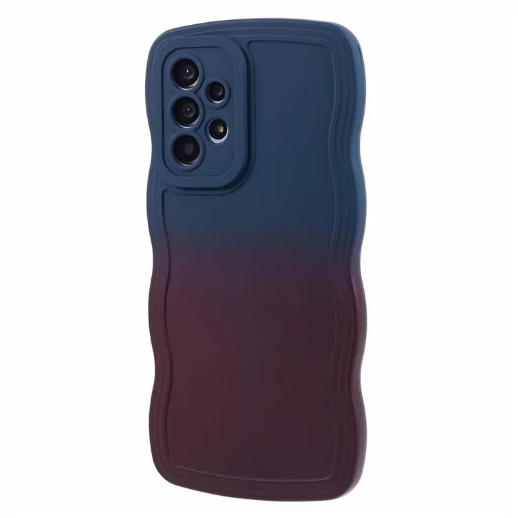 JTW Series for Samsung Galaxy A23 4G / 5G (Global Version) Case Soft TPU Curly Wave Phone Cover