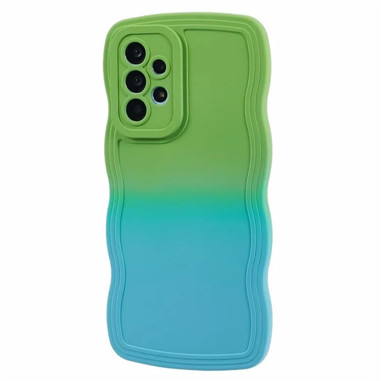 JTW Series for Samsung Galaxy A23 4G / 5G (Global Version) Case Soft TPU Curly Wave Phone Cover