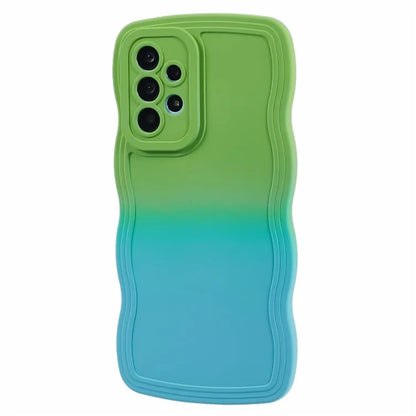 JTW Series for Samsung Galaxy A23 4G / 5G (Global Version) Case Soft TPU Curly Wave Phone Cover