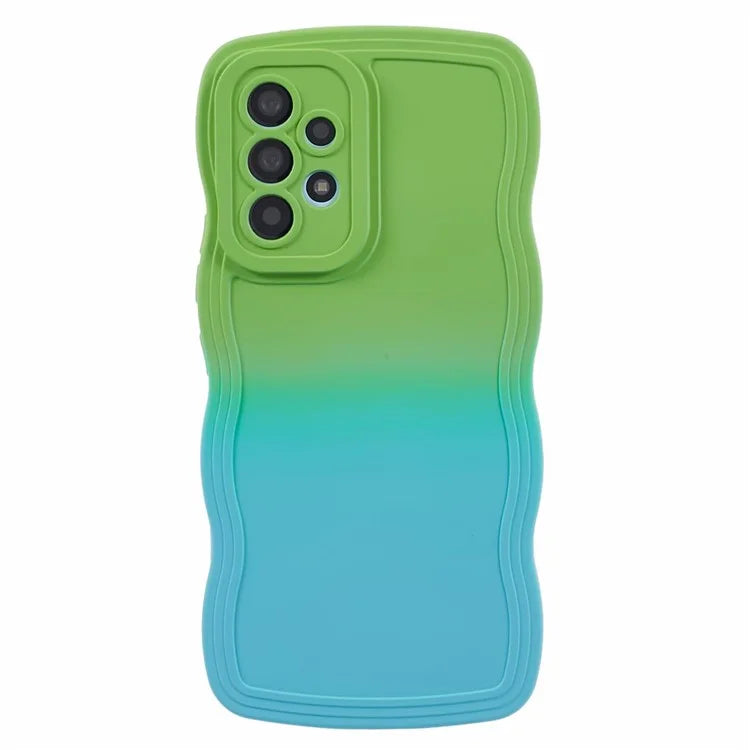 JTW Series for Samsung Galaxy A23 4G / 5G (Global Version) Case Soft TPU Curly Wave Phone Cover