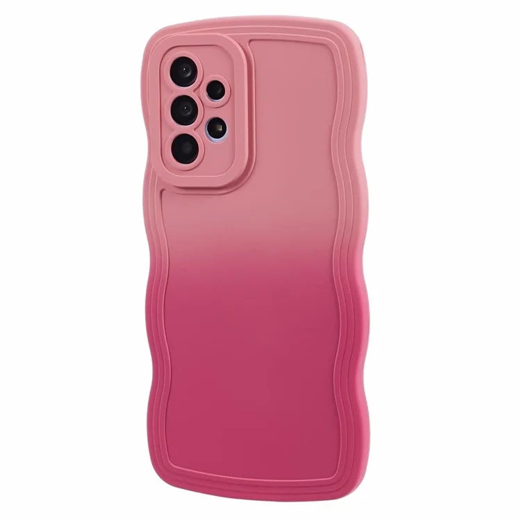 JTW Series for Samsung Galaxy A23 4G / 5G (Global Version) Case Soft TPU Curly Wave Phone Cover
