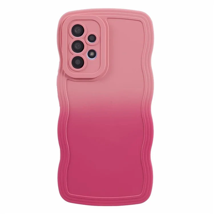 JTW Series for Samsung Galaxy A23 4G / 5G (Global Version) Case Soft TPU Curly Wave Phone Cover