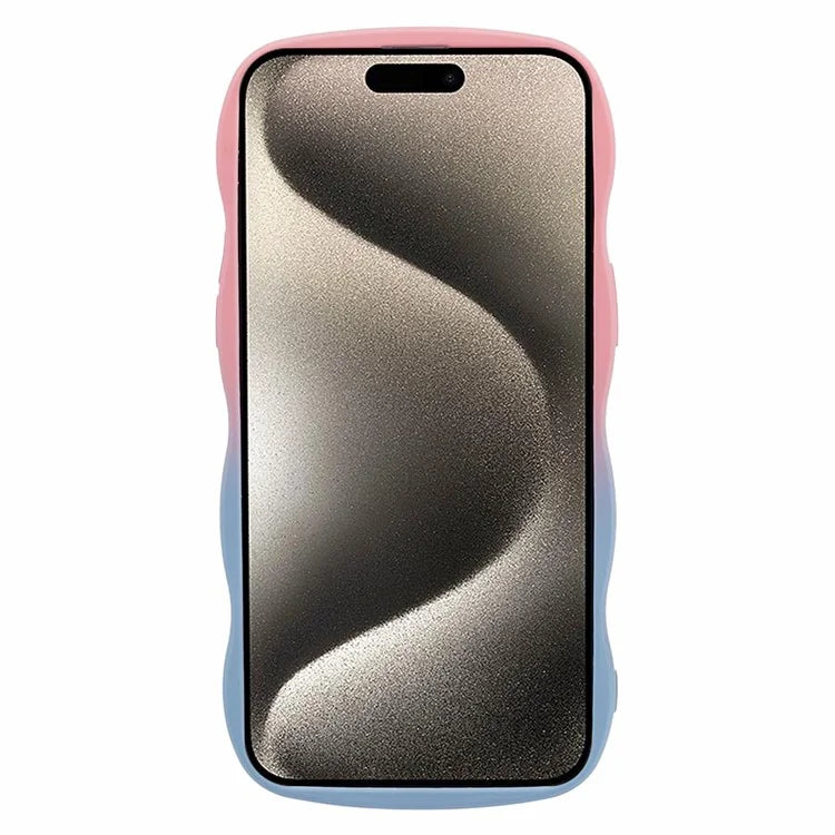 JTW Series for iPhone 15 Pro Max Case Gradient Rubberized Soft TPU Phone Cover