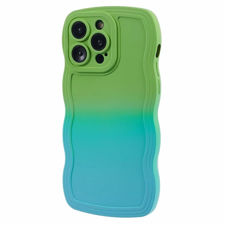 JTW Series for iPhone 15 Pro Case Soft TPU Gradient Smart Phone Cover