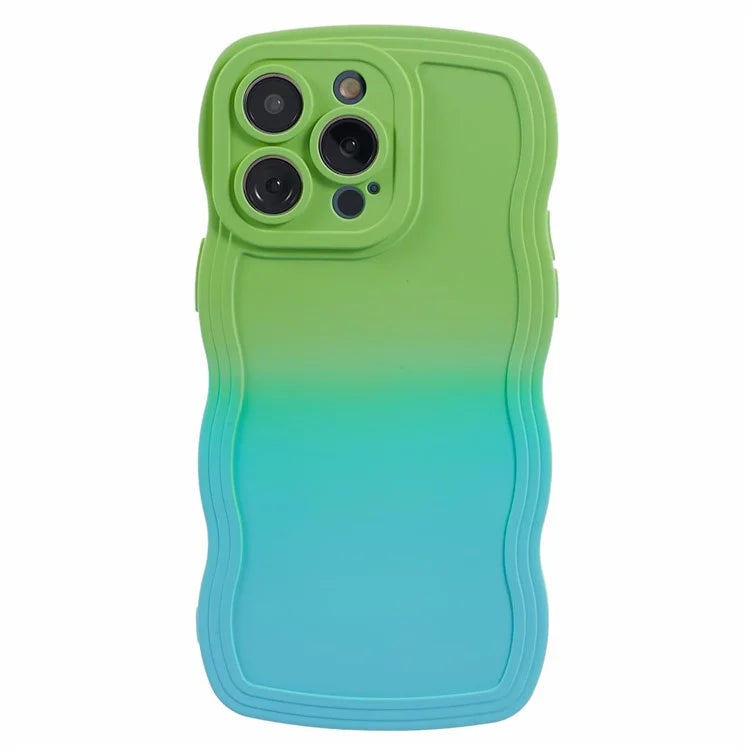 JTW Series for iPhone 15 Pro Case Soft TPU Gradient Smart Phone Cover