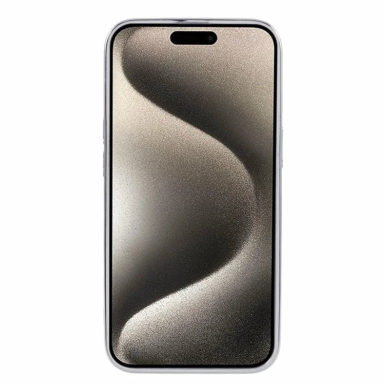 For iPhone 15 Plus Case 3D Epoxy Pattern Electroplating TPU Phone Cover