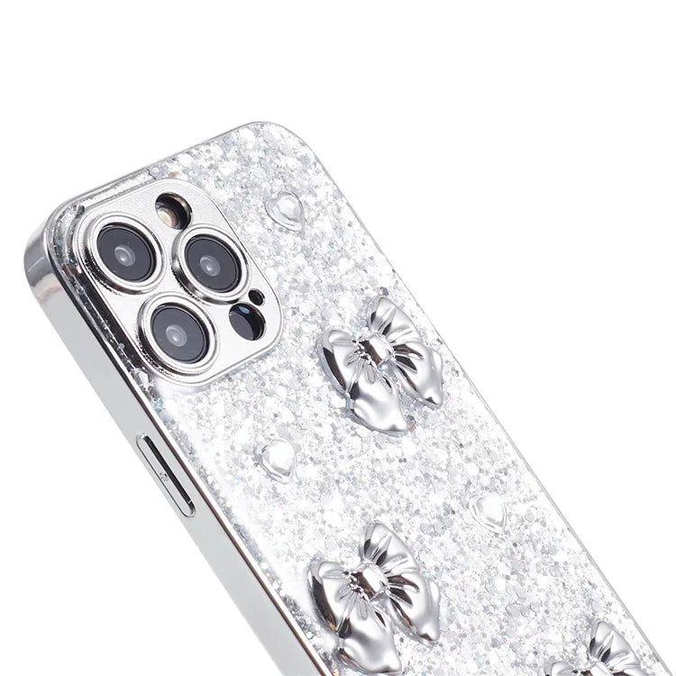For iPhone 12 Pro Max Case 3D Epoxy Electroplated Phone Cover