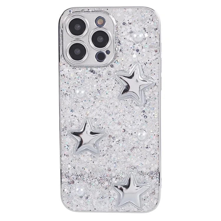 For iPhone 12 Pro Max Case 3D Epoxy Electroplated Phone Cover
