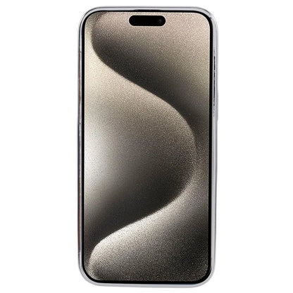 For iPhone 15 Pro Max Electroplating Case Soft TPU 3D Epoxy Phone Cover