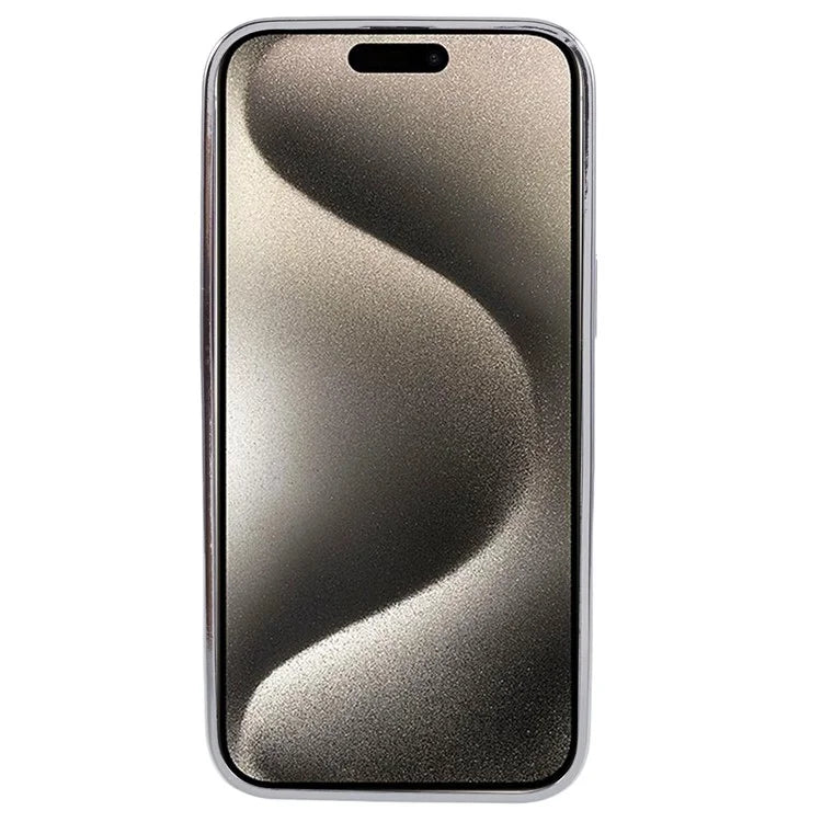 For iPhone 15 Pro Max Electroplating Case Soft TPU 3D Epoxy Phone Cover