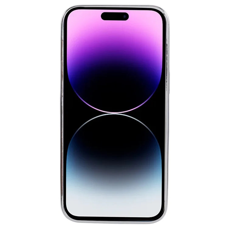 For iPhone 14 Pro Case Electroplated Precise Cutout Epoxy TPU Phone Back Cover