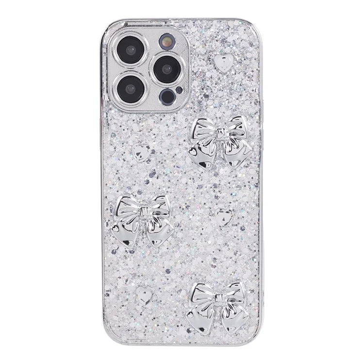 For iPhone 14 Pro Case Electroplated Precise Cutout Epoxy TPU Phone Back Cover