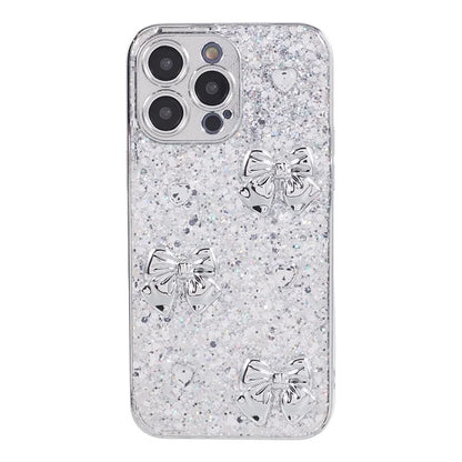 For iPhone 14 Pro Case Electroplated Precise Cutout Epoxy TPU Phone Back Cover