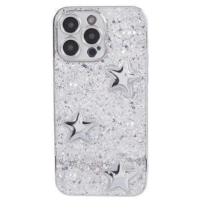 For iPhone 14 Pro Case Electroplated Precise Cutout Epoxy TPU Phone Back Cover