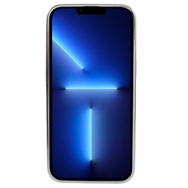 For iPhone 13 Pro Case 3D Epoxy Slim Fit Electroplating Phone Cover