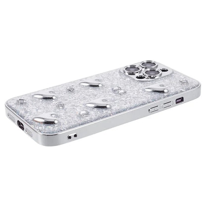 For iPhone 13 Pro Case 3D Epoxy Slim Fit Electroplating Phone Cover