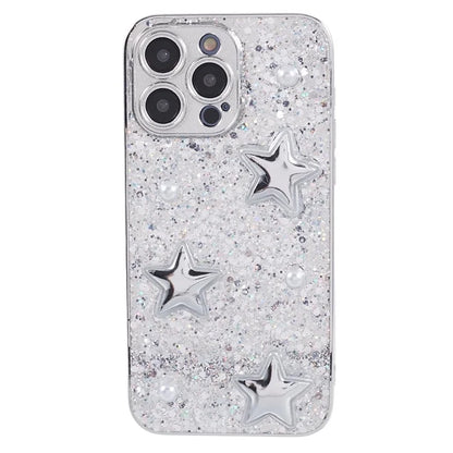 For iPhone 13 Pro Case 3D Epoxy Slim Fit Electroplating Phone Cover