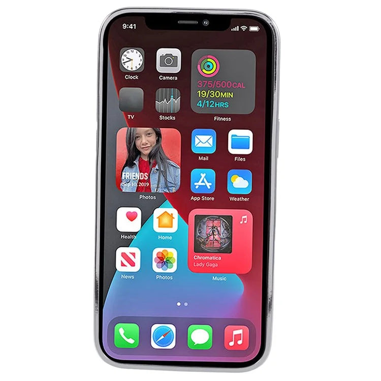 For iPhone 12 Pro Case 3D Epoxy Camera Protection Phone Cover