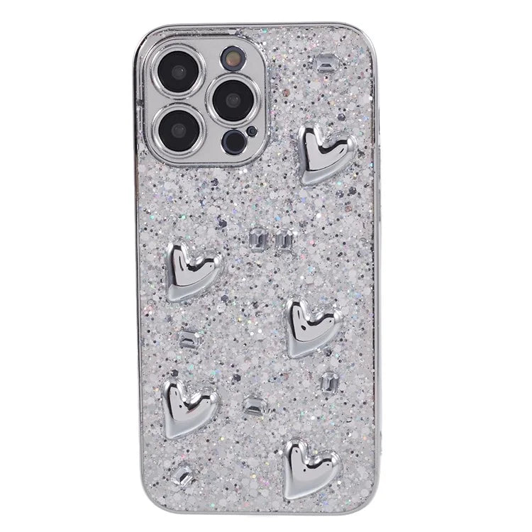 For iPhone 12 Pro Case 3D Epoxy Camera Protection Phone Cover