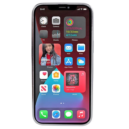 For iPhone 12 Pro Case 3D Epoxy Camera Protection Phone Cover