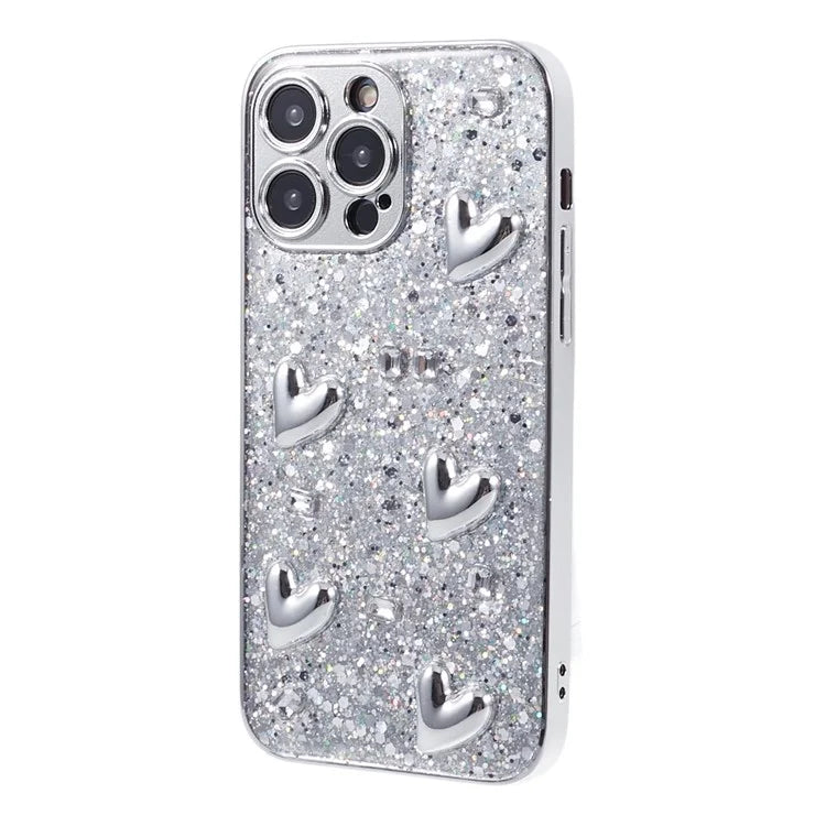 For iPhone 12 Pro Case 3D Epoxy Camera Protection Phone Cover