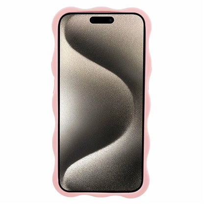 JQ Series for iPhone 15 Case Wavy Edge Soft TPU Matte Cover (Precise Cutout)