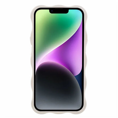 JQ Series for iPhone 14 Case Anti-scratch Matte TPU Cover with Wavy Edge (Precise Cutout)